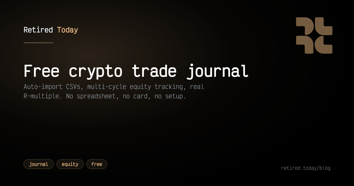 Show HN: A free crypto trade journal with cycle support and CSV import